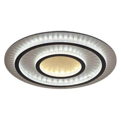 Globo 48042-60G - Lampada da soffitto LED dimmerabile JAYDEN 60W/230V diametro 55 cm nero + telecomando