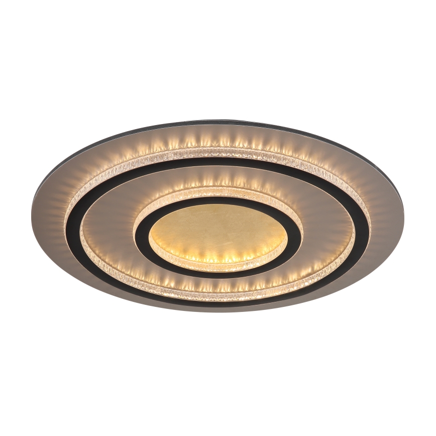 Globo 48042-60G - Lampada da soffitto LED dimmerabile JAYDEN 60W/230V diametro 55 cm nero + telecomando