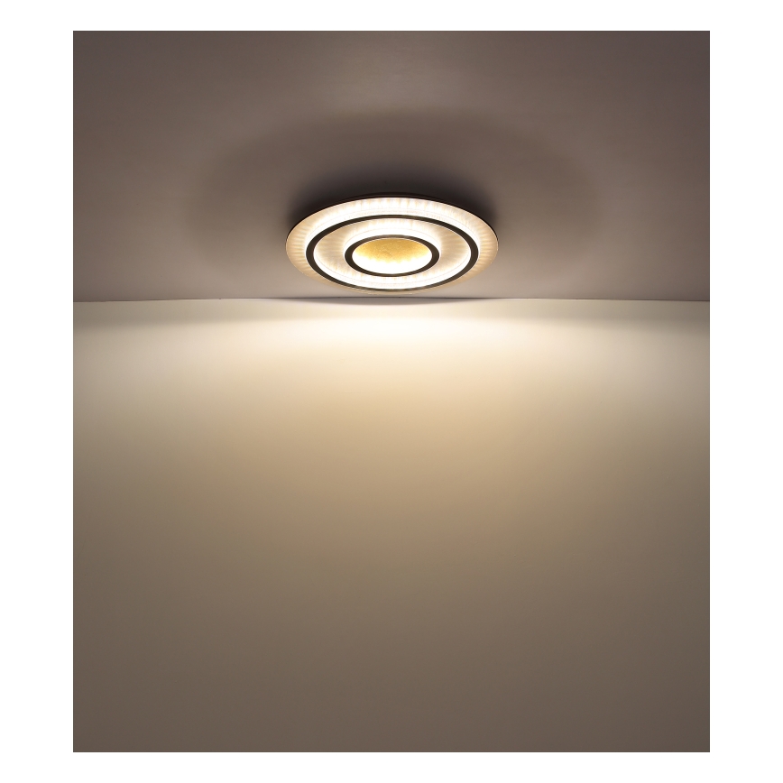 Globo 48042-60G - Lampada da soffitto LED dimmerabile JAYDEN 60W/230V diametro 55 cm nero + telecomando