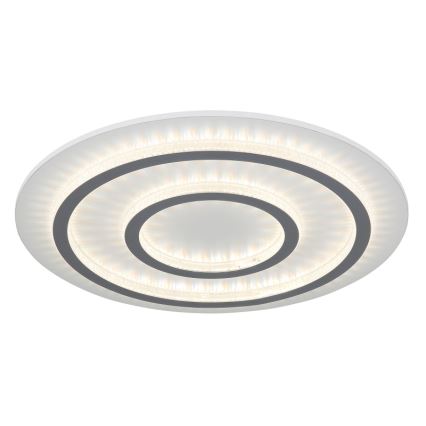 Globo 48042-60W - JAYDEN Lampada da soffitto LED dimmerabile 60W/230V, Ø55 cm, Bianca + Telecomando
