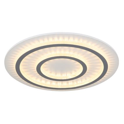Globo 48042-60W - JAYDEN Lampada da soffitto LED dimmerabile 60W/230V, Ø55 cm, Bianca + Telecomando