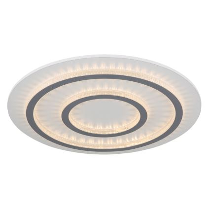 Globo 48042-60W - JAYDEN Lampada da soffitto LED dimmerabile 60W/230V, Ø55 cm, Bianca + Telecomando