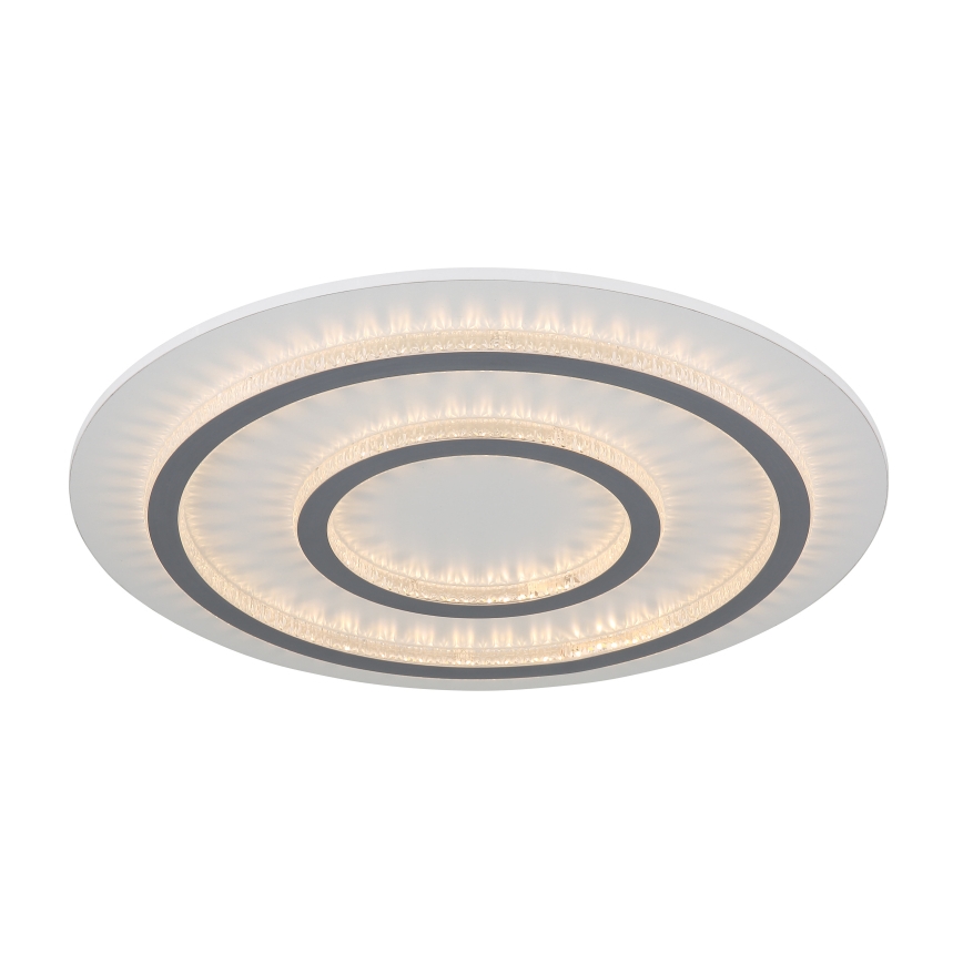 Globo 48042-60W - JAYDEN Lampada da soffitto LED dimmerabile 60W/230V, Ø55 cm, Bianca + Telecomando