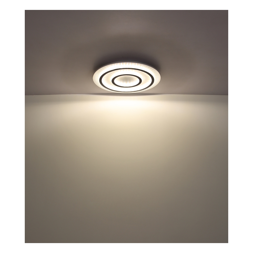 Globo 48042-60W - JAYDEN Lampada da soffitto LED dimmerabile 60W/230V, Ø55 cm, Bianca + Telecomando