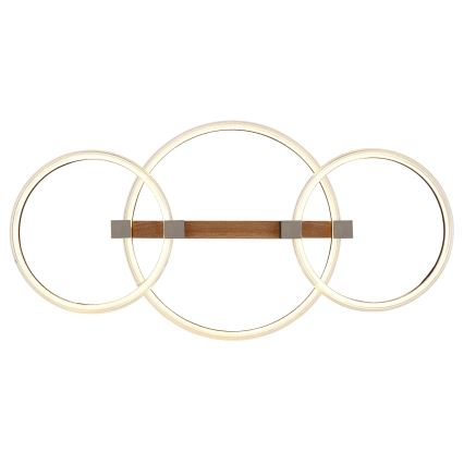 Globo - Plafoniera LED/40W/230V 3000K 76,1x38 cm marrone
