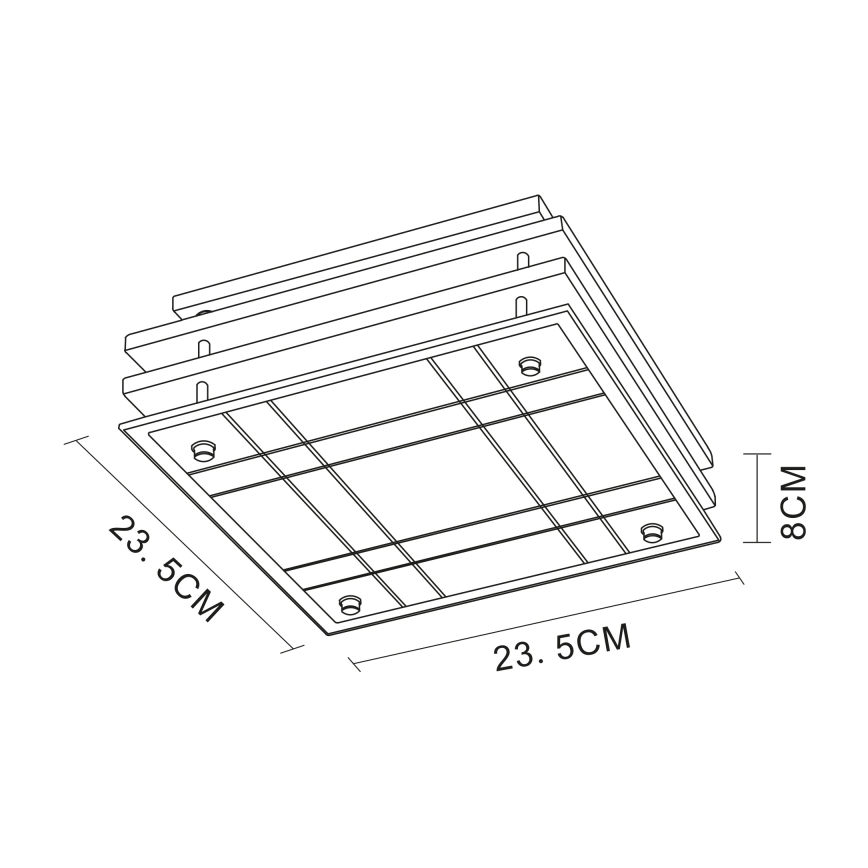 Globo - Plafoniera 1xE27/60W/230V