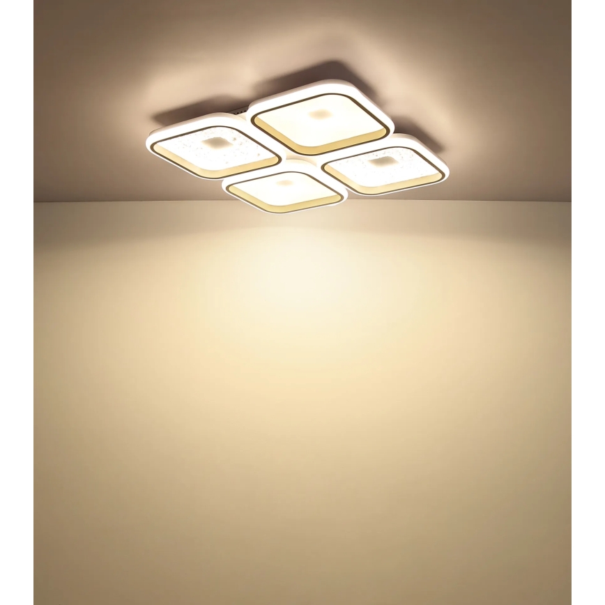 Globo - Dimmbare LED-Deckenleuchte LED/55W/230V 2700-6000K 54x54 cm + Fernbedienung
