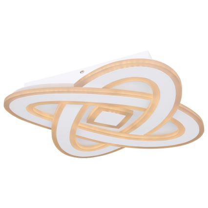 Globo - Plafonnier LED dimmable LED/36W/230V 3000-6000K Ø 50 cm blanc + télécommande