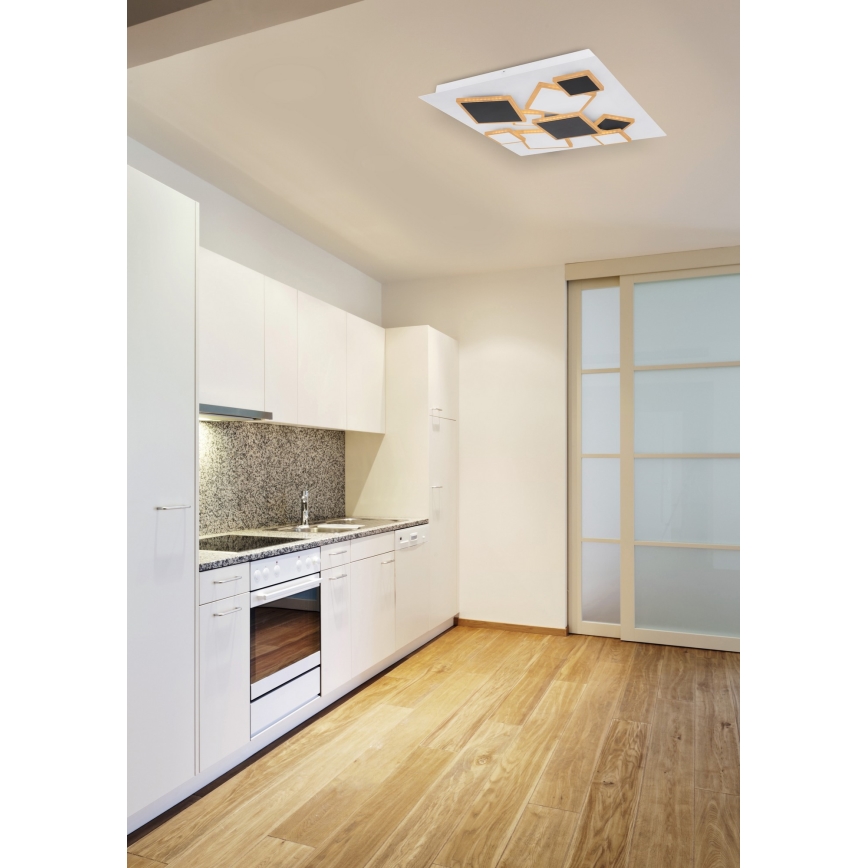 Globo - Dimmbare LED-Deckenleuchte LED/50W/230V 3000-6000K + Fernbedienung