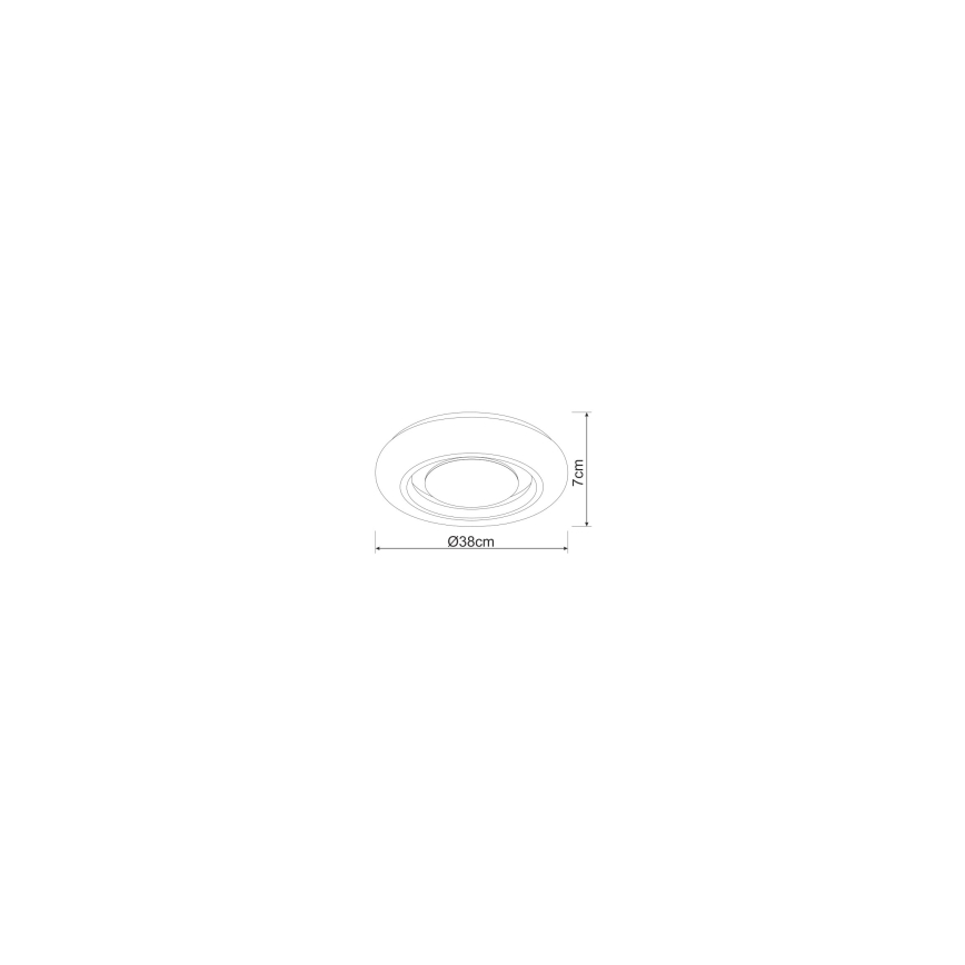 Globo - Plafoniera LED LED/24W/230V