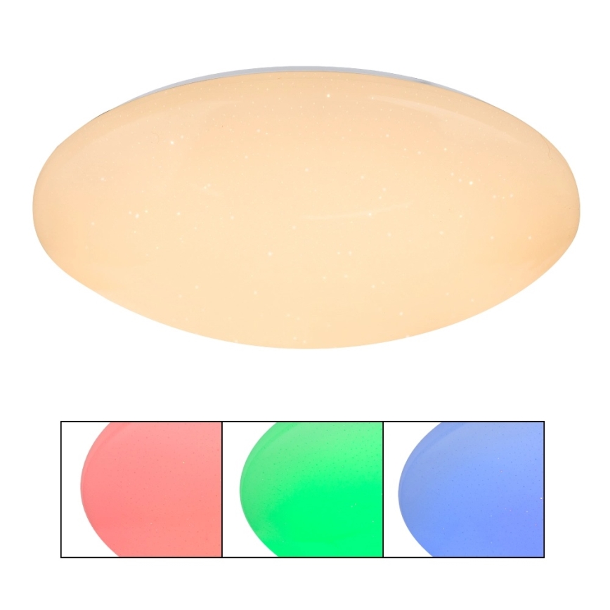 Globo - Plafonnier LED RGBW dimmable LED/48W/230V + LED/10W 2700-6500K Ø 50 cm + télécommande