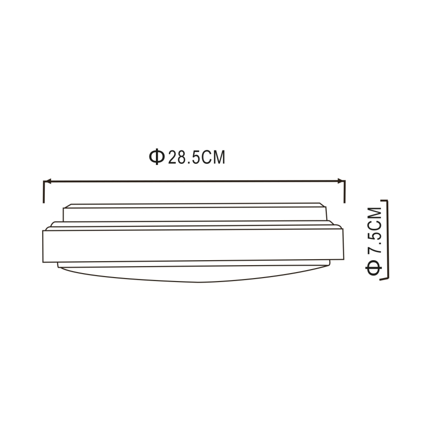 Globo - Plafoniera LED/18W/230V 3000K