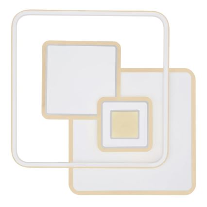 Globo - LED-dimmbare Deckenleuchte LED/50W/230V 2700-6000K Wi-Fi Tuya 50,3x50,3 cm + Fernbedienung