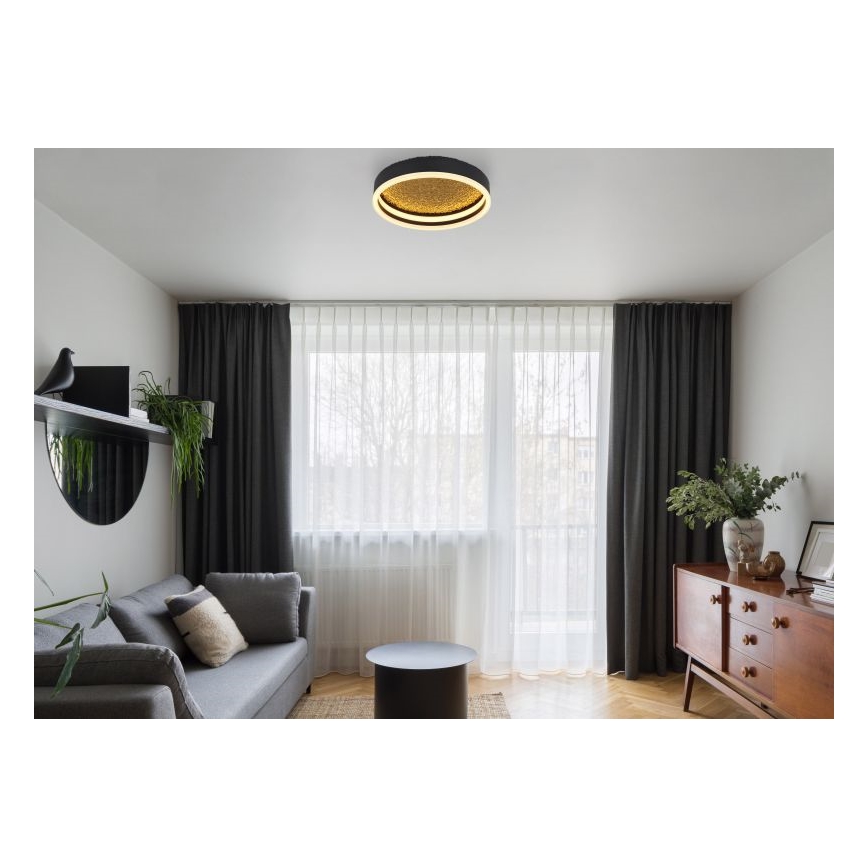 Globo - Plafoniera LED LED/24W/230V d. 30 cm nero