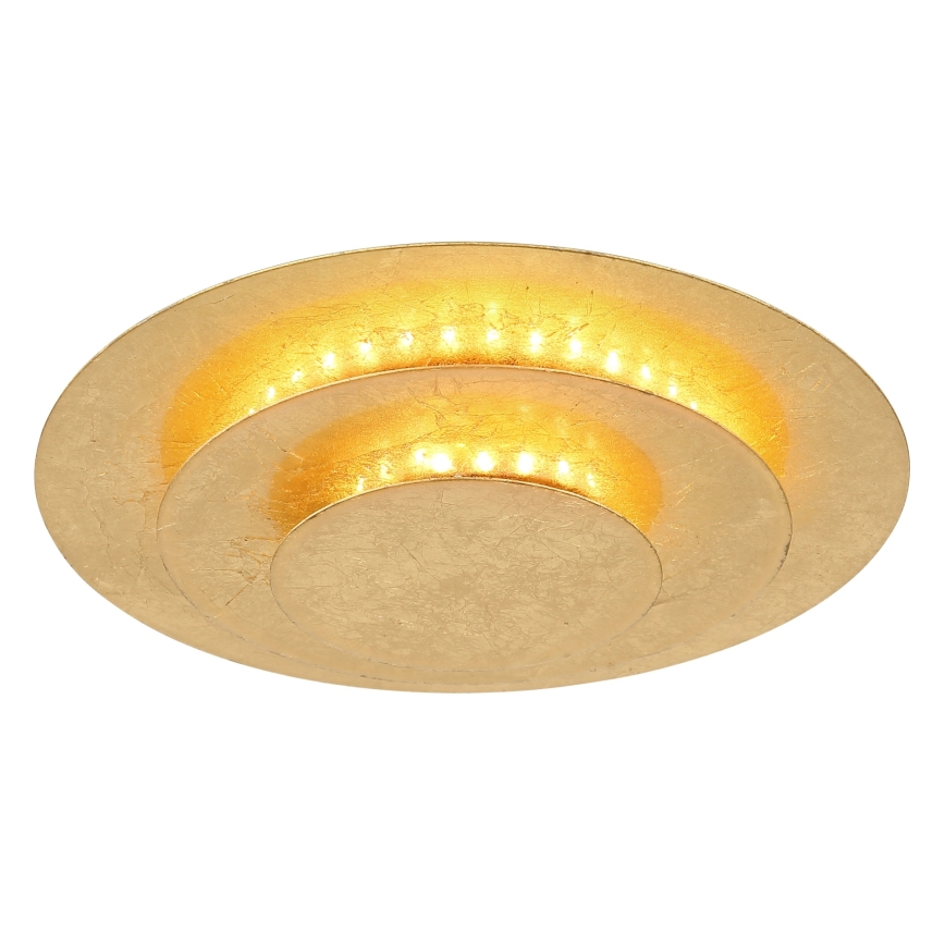 Globo - LED-Deckenleuchte LED/18W/230V 3000K Ø 18 cm goldfarben