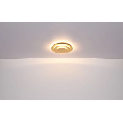 Globo - LED-Deckenleuchte LED/40W/230V 3000K, Ø 49 cm, goldfarben