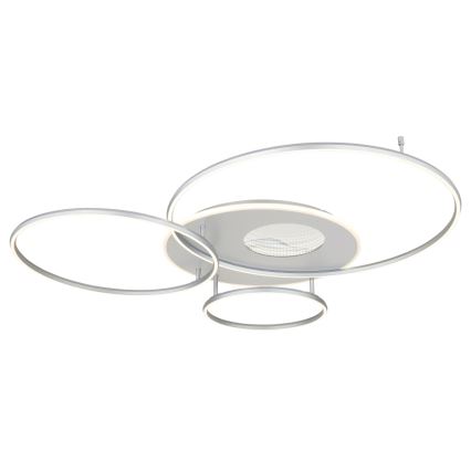 Globo - Dimmbare LED-Deckenleuchte LED/70W/230V 2700-6500K matt Chrom + Fernbedienung