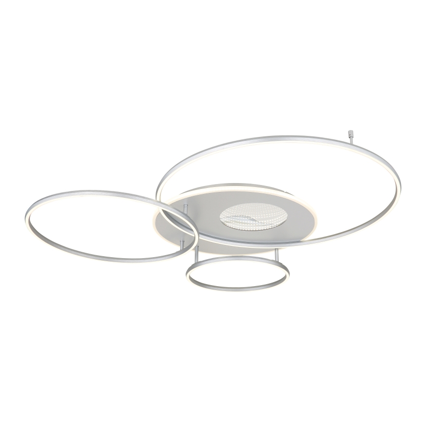 Globo - Dimmbare LED-Deckenleuchte LED/70W/230V 2700-6500K matt Chrom + Fernbedienung