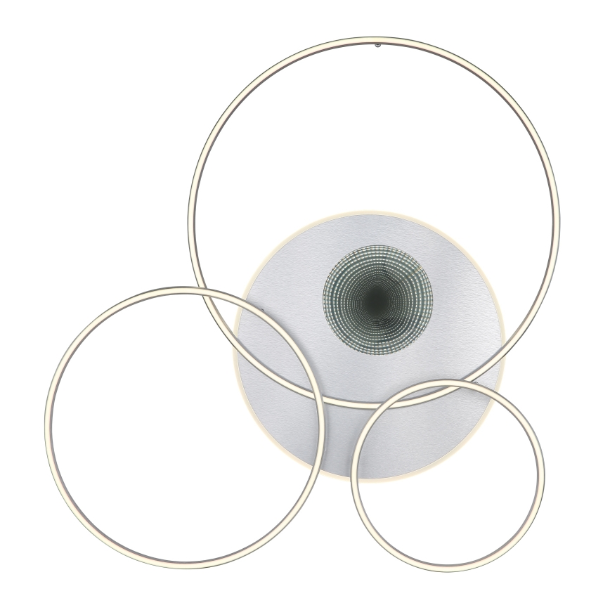 Globo - Dimmbare LED-Deckenleuchte LED/70W/230V 2700-6500K matt Chrom + Fernbedienung