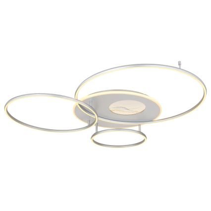 Globo - Dimmbare LED-Deckenleuchte LED/70W/230V 2700-6500K matt Chrom + Fernbedienung
