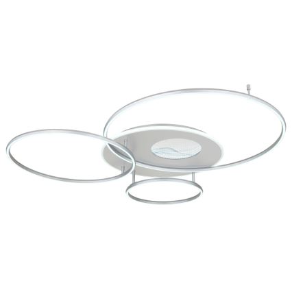 Globo - Dimmbare LED-Deckenleuchte LED/70W/230V 2700-6500K matt Chrom + Fernbedienung