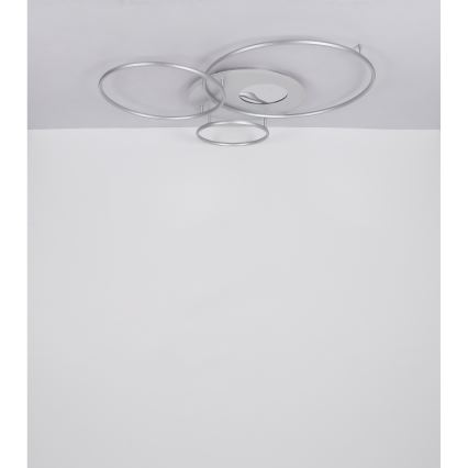 Globo - Dimmbare LED-Deckenleuchte LED/70W/230V 2700-6500K matt Chrom + Fernbedienung