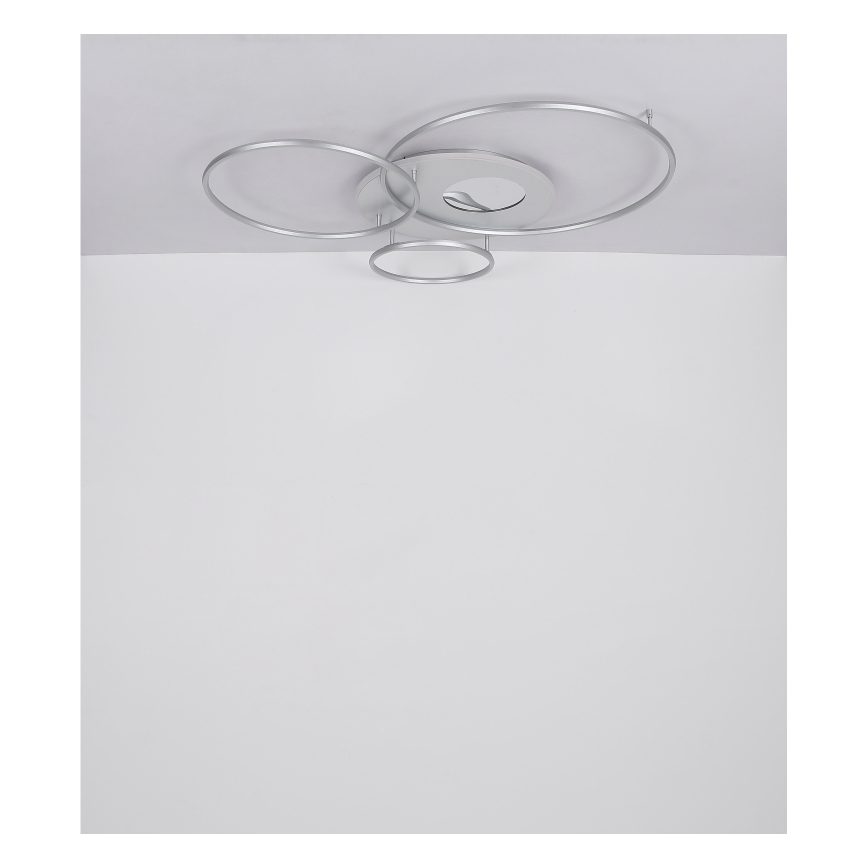 Globo - Dimmbare LED-Deckenleuchte LED/70W/230V 2700-6500K matt Chrom + Fernbedienung