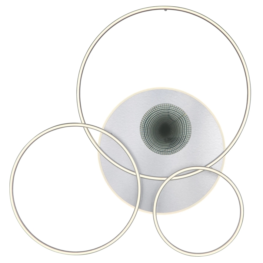 Globo - Dimmbare LED-Deckenleuchte LED/70W/230V 2700-6500K Wi-Fi Tuya mattchrom + Fernbedienung