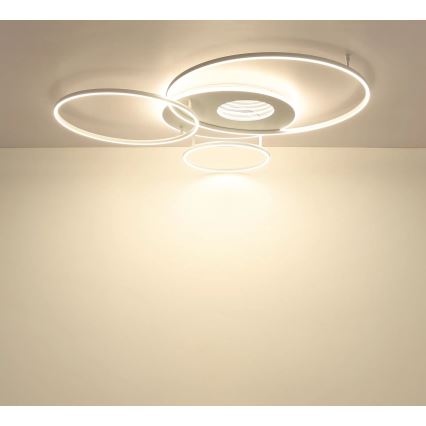 Globo - LED dimmbare Deckenleuchte LED/70W/230V 2700-6500K 105x26,5 cm weiß + Fernbedienung