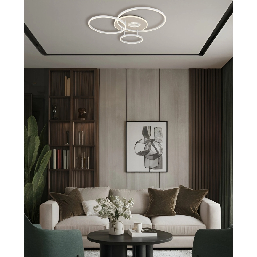 Globo - Plafonnier LED dimmable LED/40W/230V 2700-6500K 70x80,7 cm + télécommande