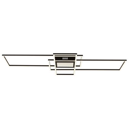 Globo - Plafonnier LED dimmable LED/60W/230V 2700-6500K 42x110,8 cm noir + télécommande