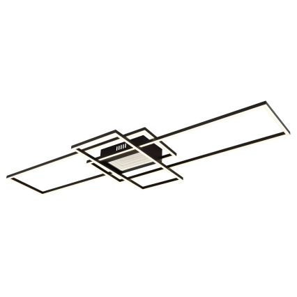 Globo - Plafonnier LED dimmable LED/60W/230V 2700-6500K 42x110,8 cm noir + télécommande