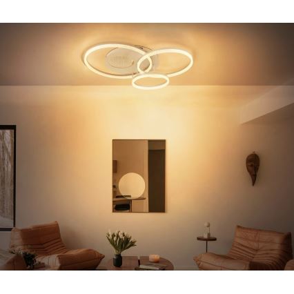 Globo - Plafoniera LED/40W/230V 3000K 78x60 cm beige