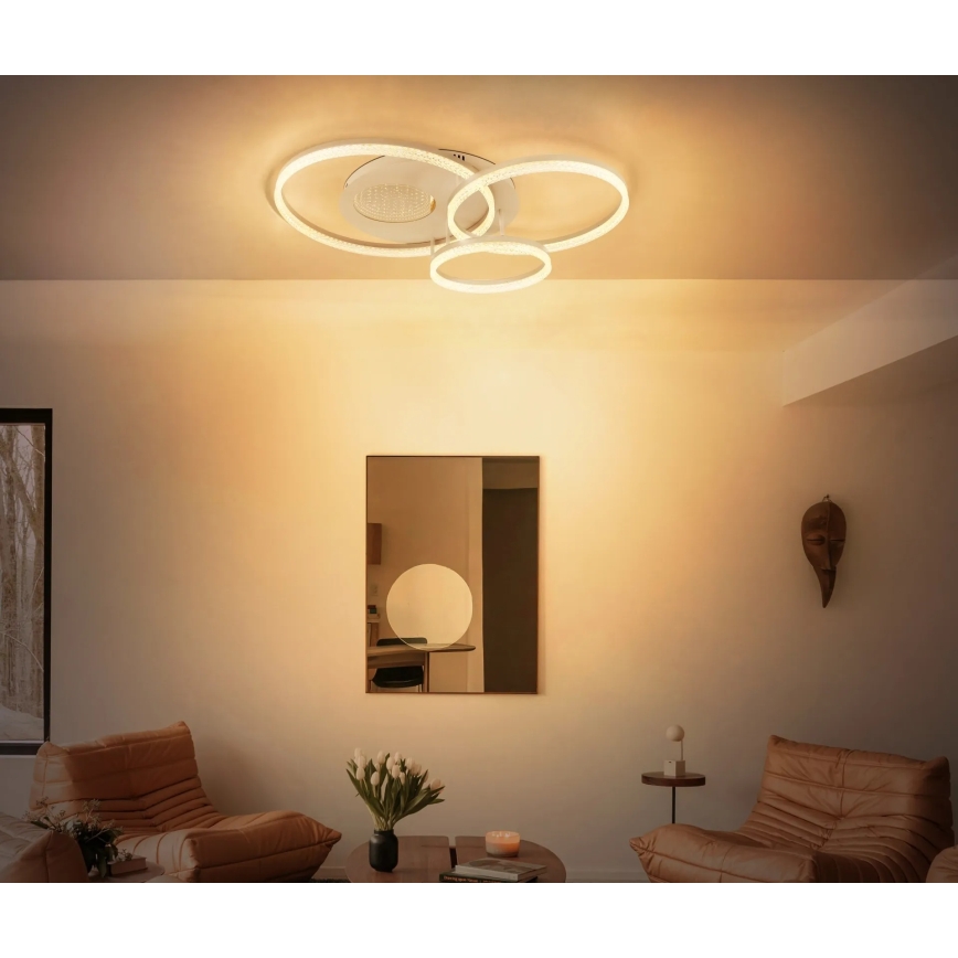 Globo - Plafoniera LED/40W/230V 3000K 78x60 cm beige