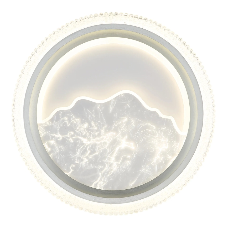 Globo - Plafoniera LED/28W/230V 3000/4200/6000K diam. 39,5 cm argento