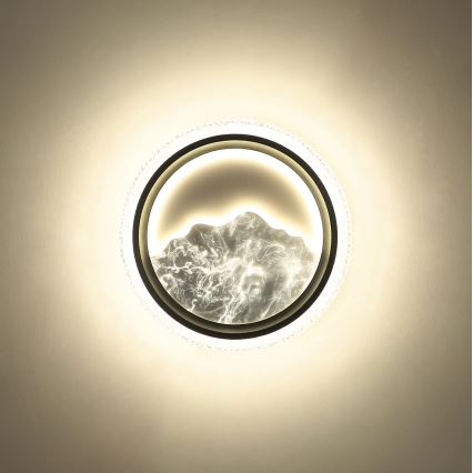 Globo - Plafonnier LED/28W/230V 3000/4200/6000K Ø 39,5 cm argenté
