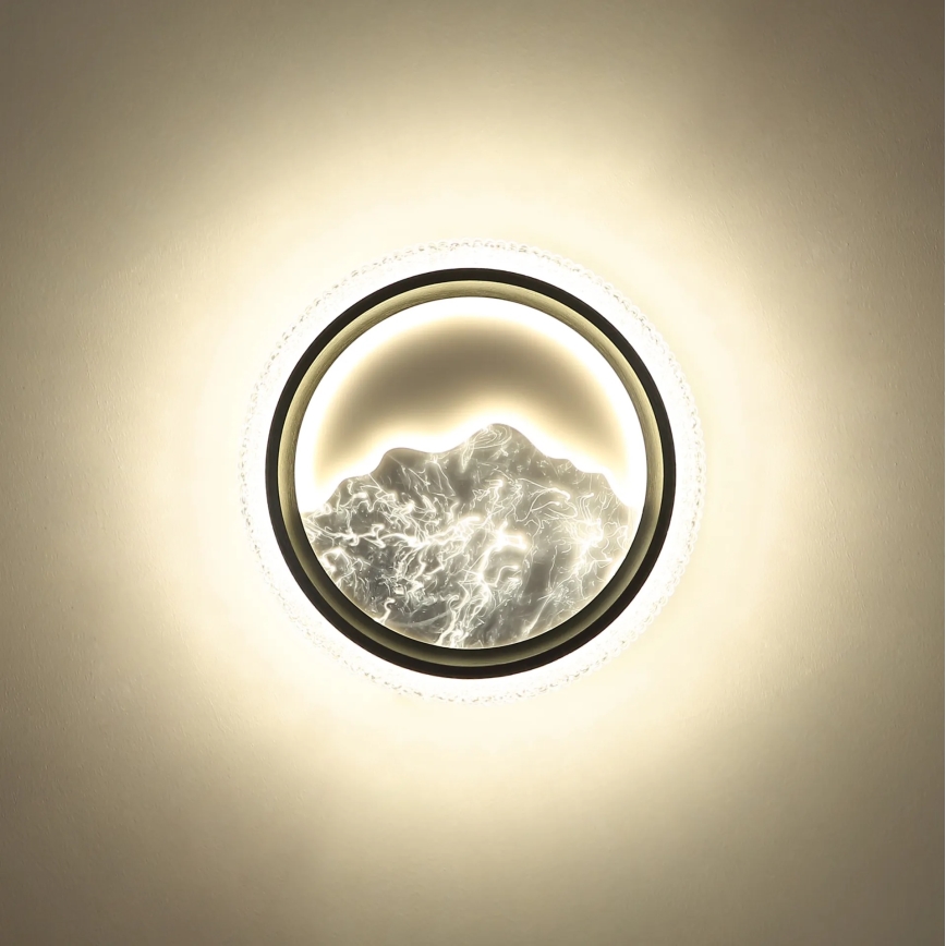 Globo - Plafonnier LED/28W/230V 3000/4200/6000K Ø 39,5 cm argenté