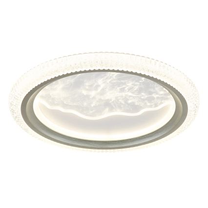 Globo - Plafonnier LED/28W/230V 3000/4200/6000K Ø 39,5 cm argenté