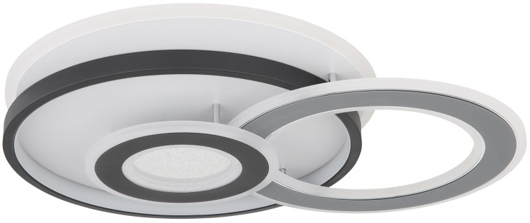 Globo 48552D4 - LED Deckenleuchte BRIENNA LED/40W/230V 43x52 cm weiß/grau