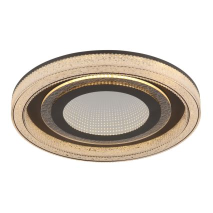 Globo - Plafonnier à intensité variable LED/48W/230V 2700-6000K d. 48 cm anthracite + Télécommande