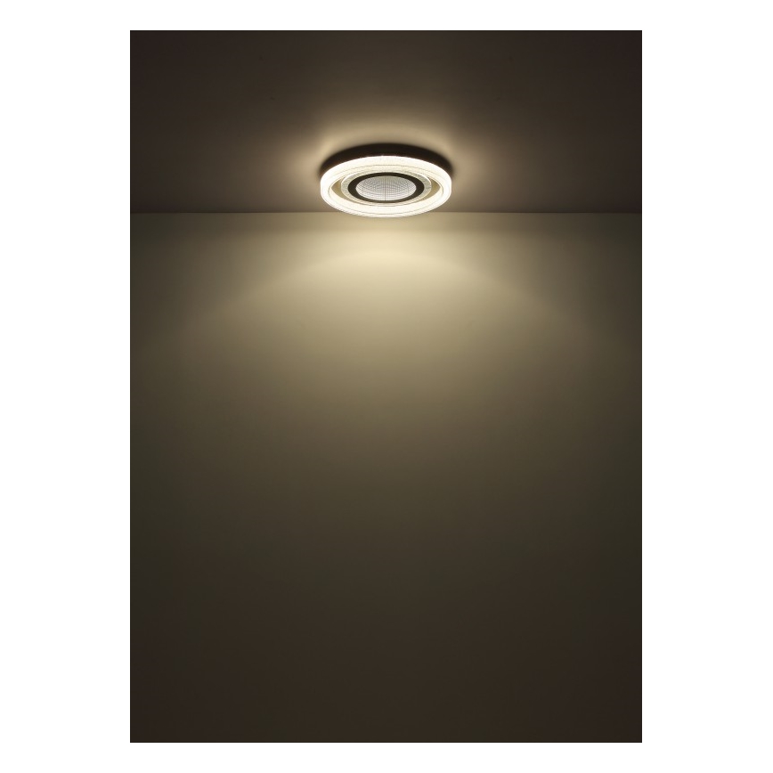 Globo - Plafonnier à intensité variable LED/48W/230V 2700-6000K d. 48 cm anthracite + Télécommande