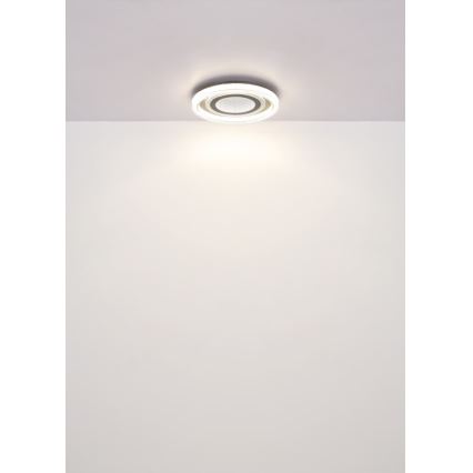 Globo - Plafonnier à intensité variable LED/48W/230V 2700-6000K d. 48 cm anthracite + Télécommande