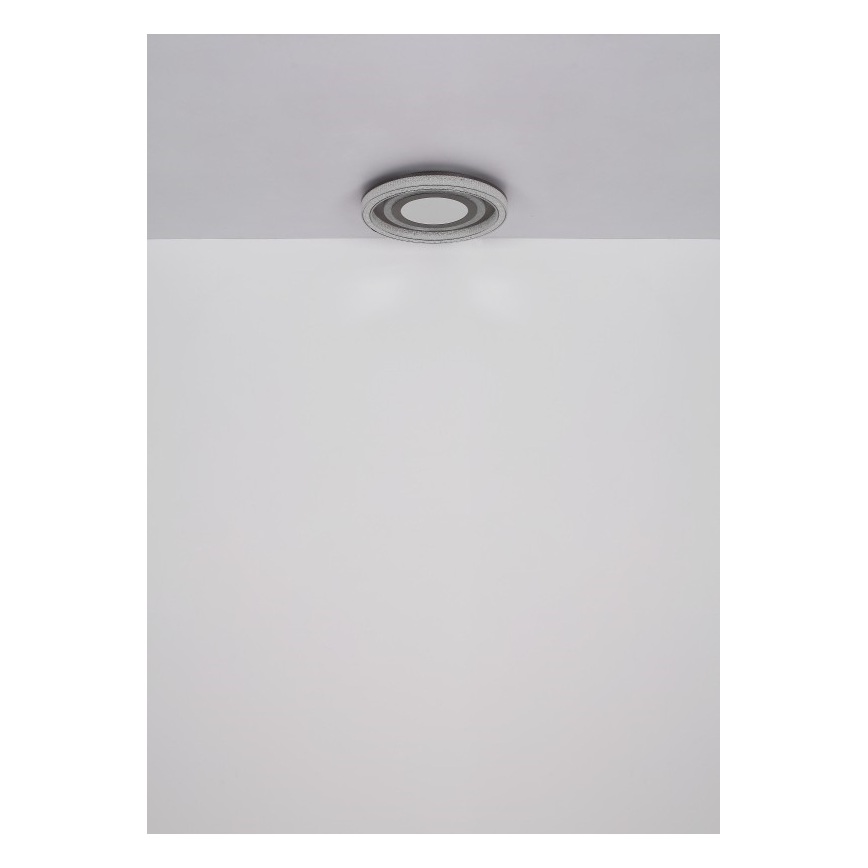 Globo - Plafonnier à intensité variable LED/48W/230V 2700-6000K d. 48 cm anthracite + Télécommande