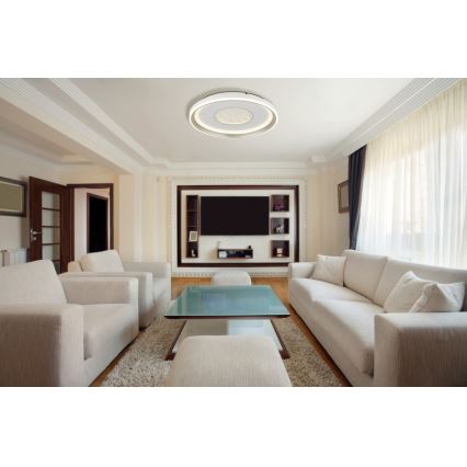 Globo - Lampada da soffitto dimmerabile LED/48W/230V 2700-6000K diam. 48 cm con telecomando