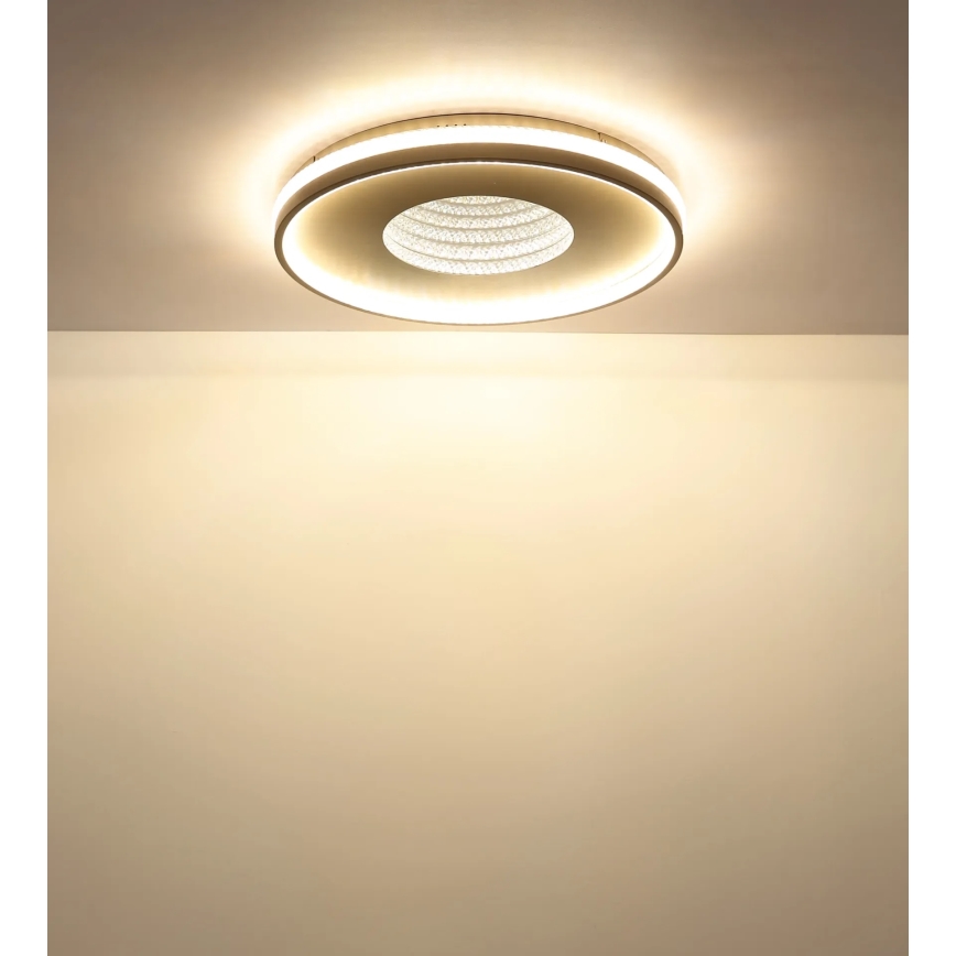 Globo - Dimmbare LED-Deckenleuchte LED/40W/230V 2700-6500K Ø 50,5 cm + Fernbedienung