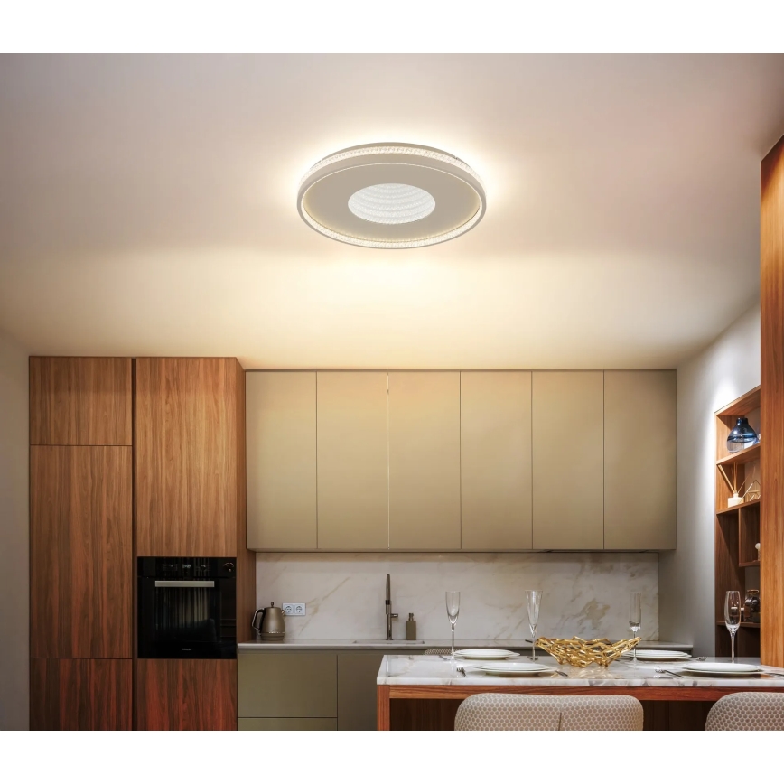 Globo - Plafonnier LED dimmable 40W/230V 2700-6500K Ø 50,5 cm + télécommande