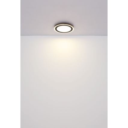 Globo - Plafoniera LED LED/24W/230V 4000K diametro 34 cm nero