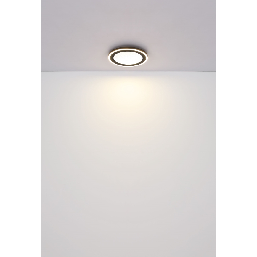 Globo - Plafoniera LED LED/24W/230V 4000K diametro 34 cm nero