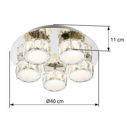 Globo - Plafoniera LED dimmerabile LED/40W/230V 4000K diametro 40 cm