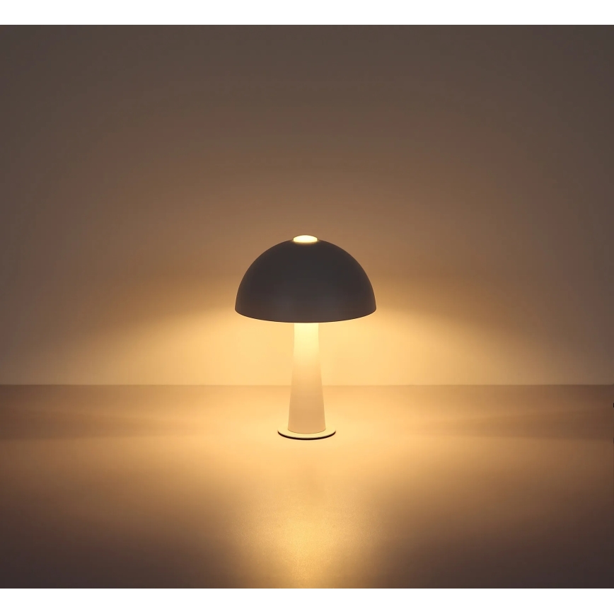 Globo - Tischlampe 1xE14/25W/230V weiß